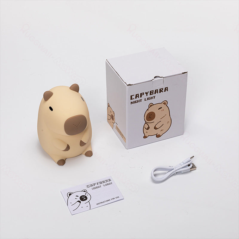 Capybara Squishy Night Light