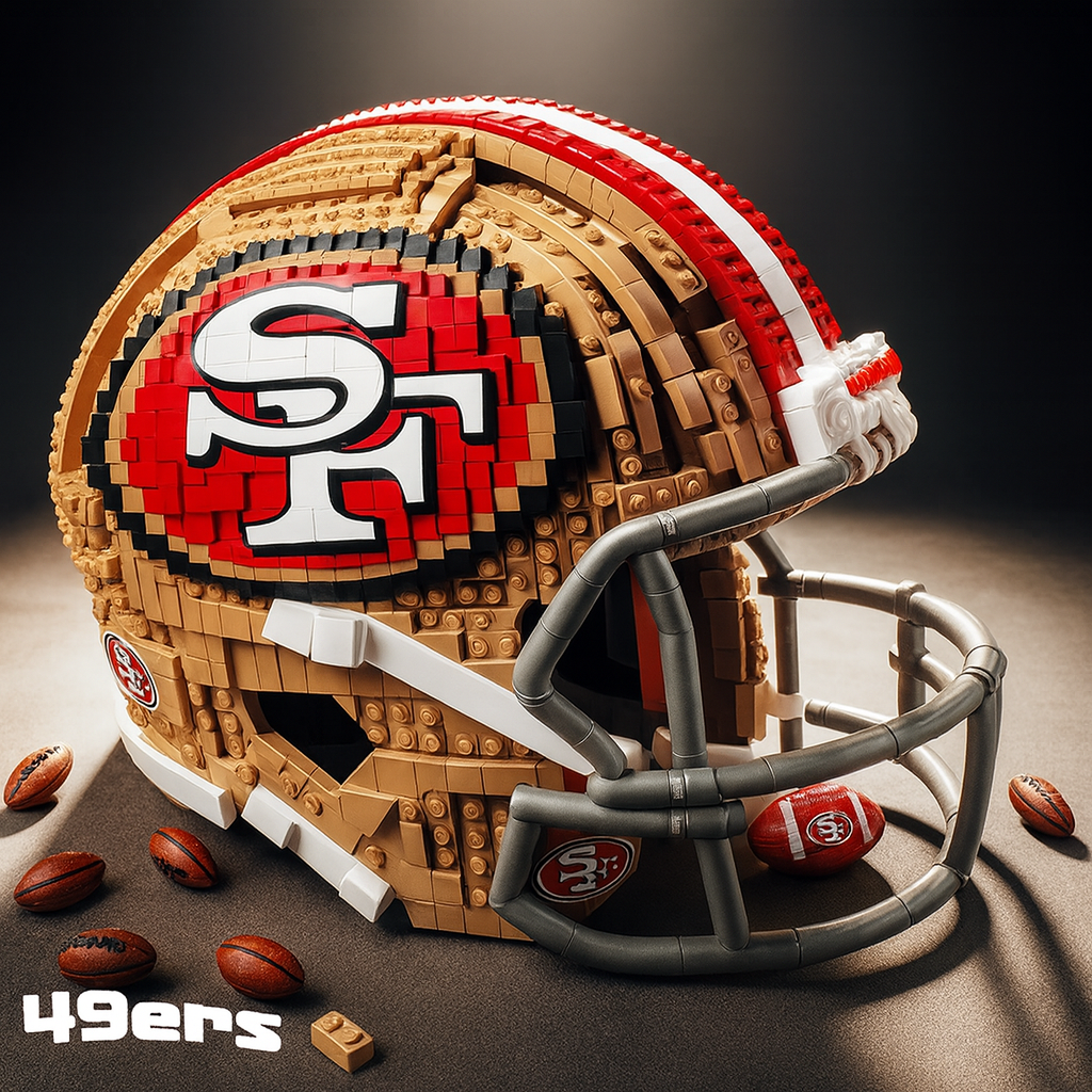 NFL Helmet Brick Set