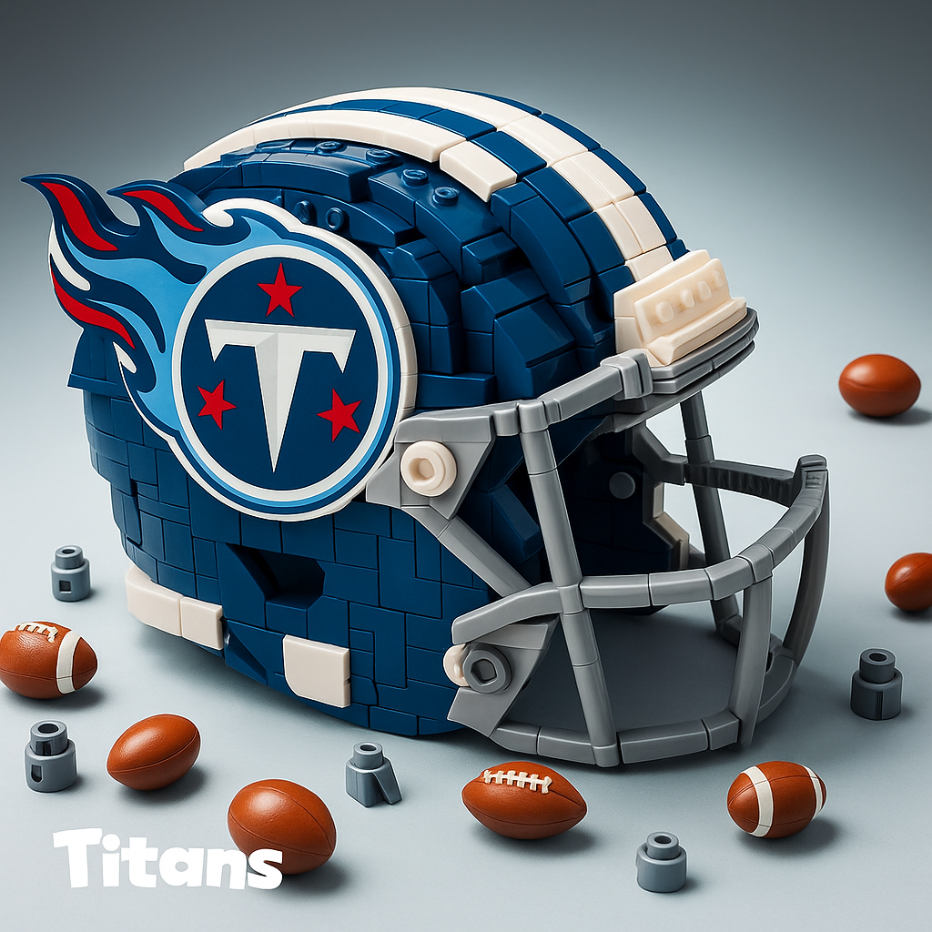 NFL Helmet Brick Set