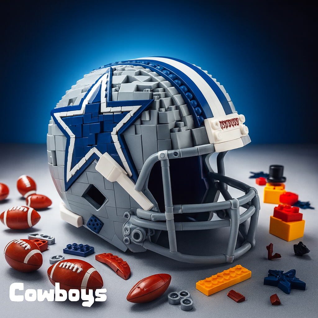 NFL Helmet Brick Set