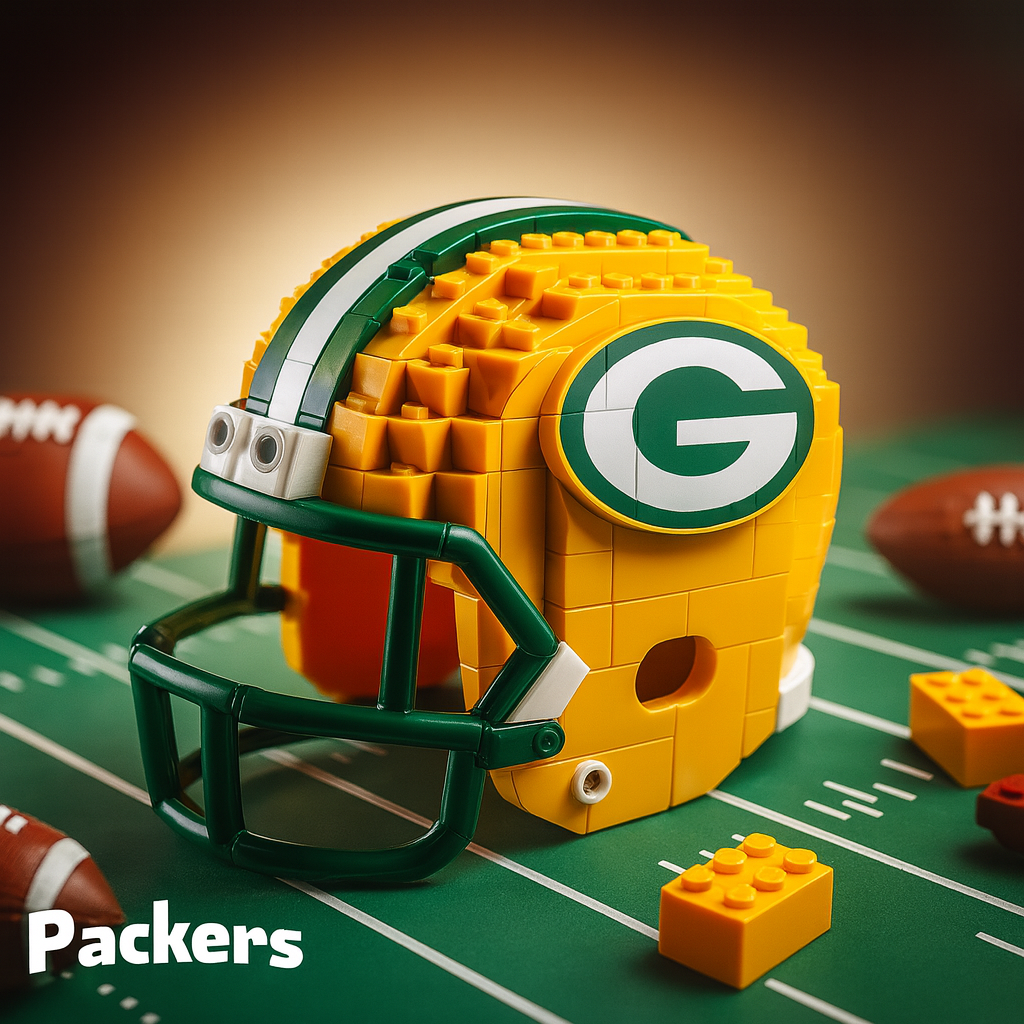 NFL Helmet Brick Set