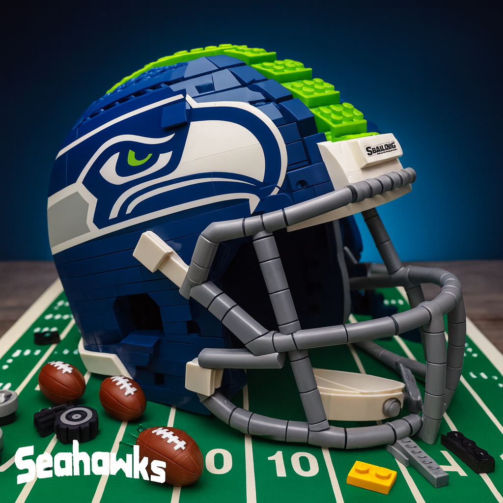 NFL Helmet Brick Set