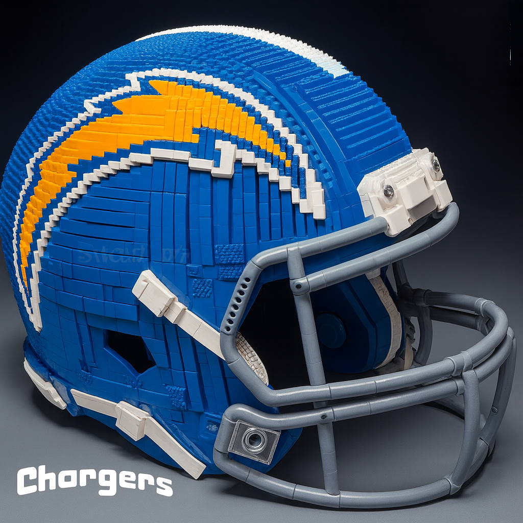 NFL Helmet Brick Set