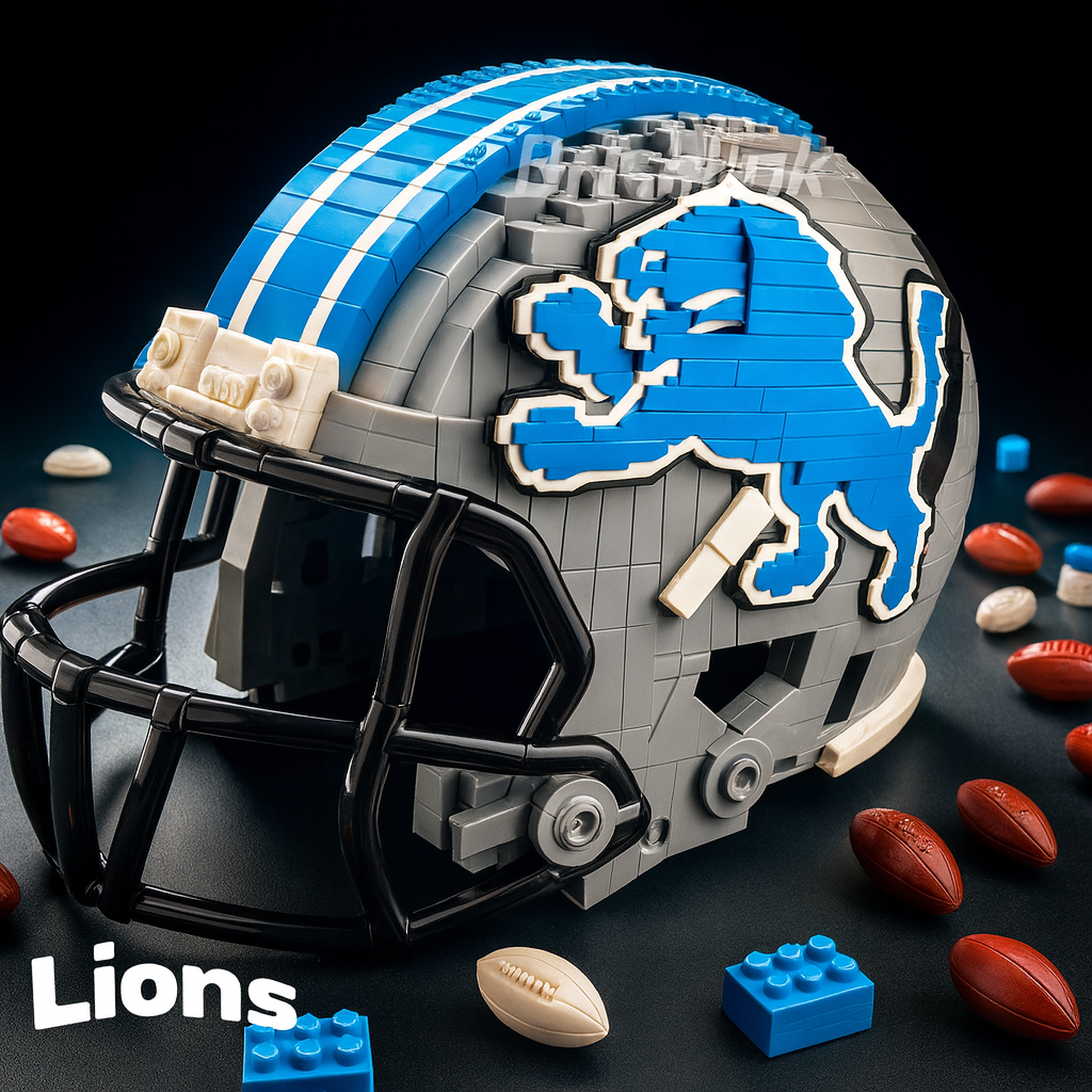 NFL Helmet Brick Set