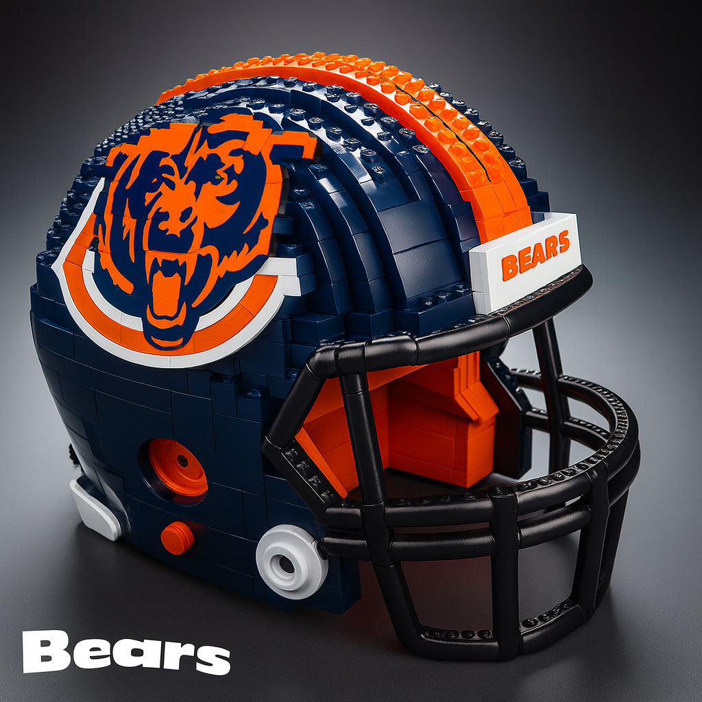 NFL Helmet Brick Set