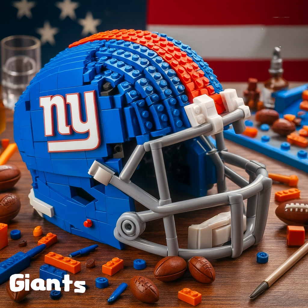 NFL Helmet Brick Set