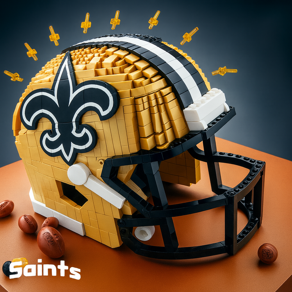 NFL Helmet Brick Set