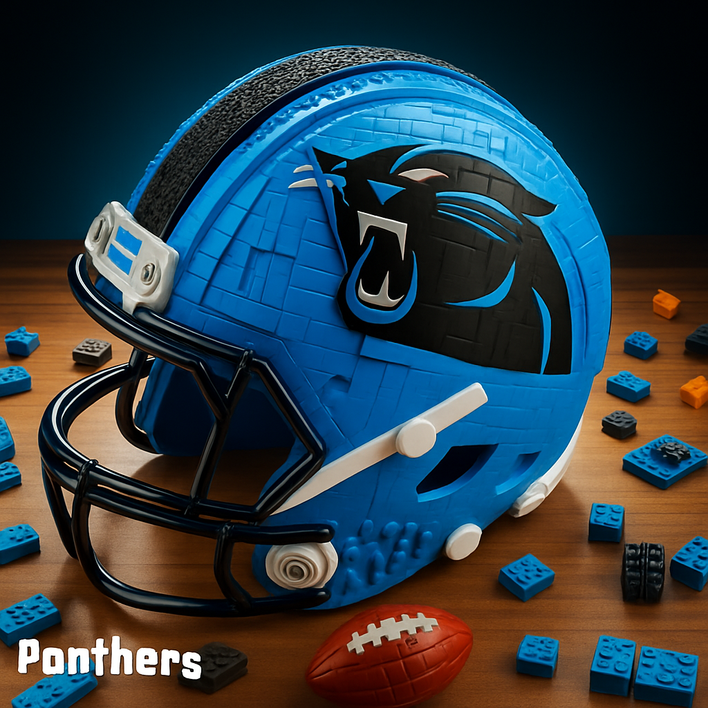 NFL Helmet Brick Set