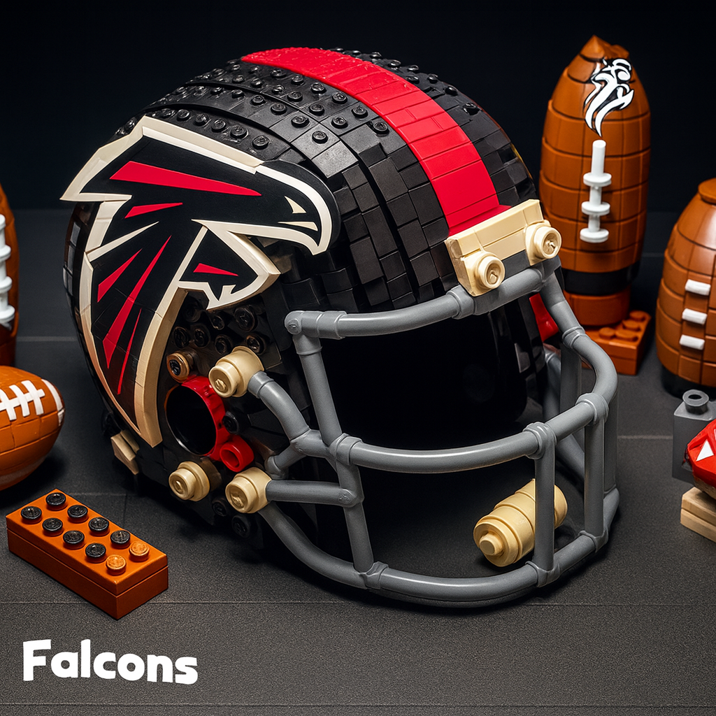 NFL Helmet Brick Set