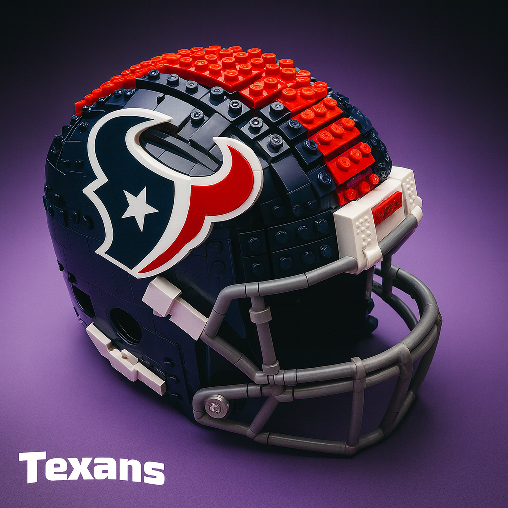 NFL Helmet Brick Set