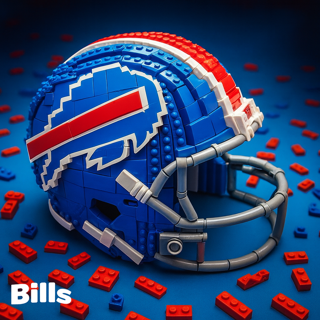 NFL Helmet Brick Set