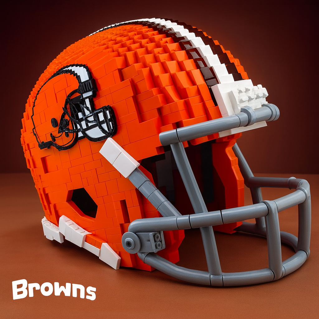 NFL Helmet Brick Set