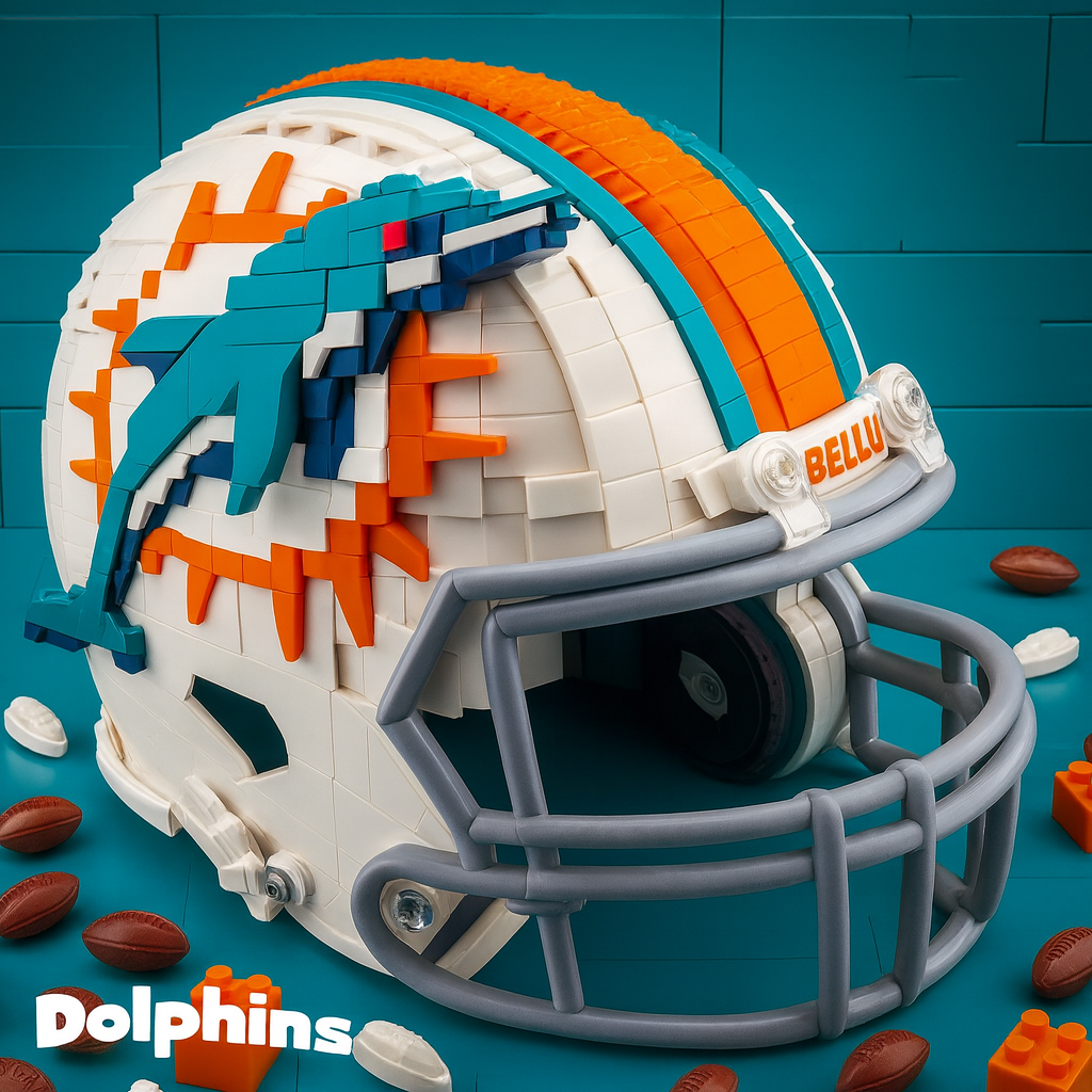 NFL Helmet Brick Set