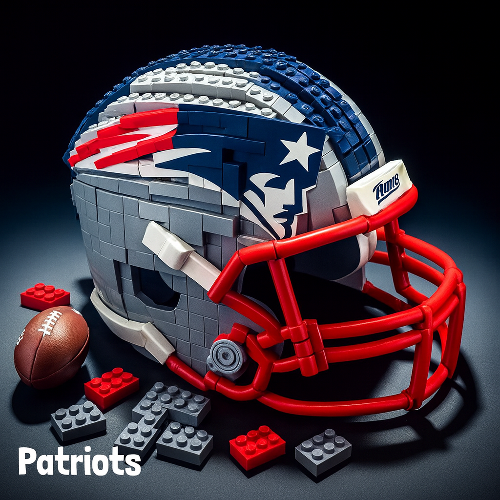 NFL Helmet Brick Set