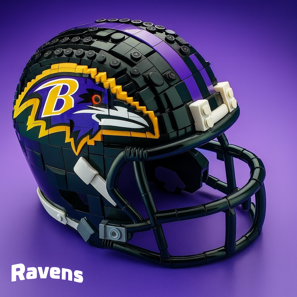 NFL Helmet Brick Set