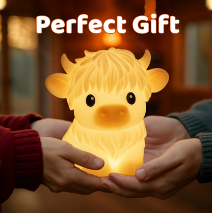 Highland Cow Silicone Squishy LED Night Light