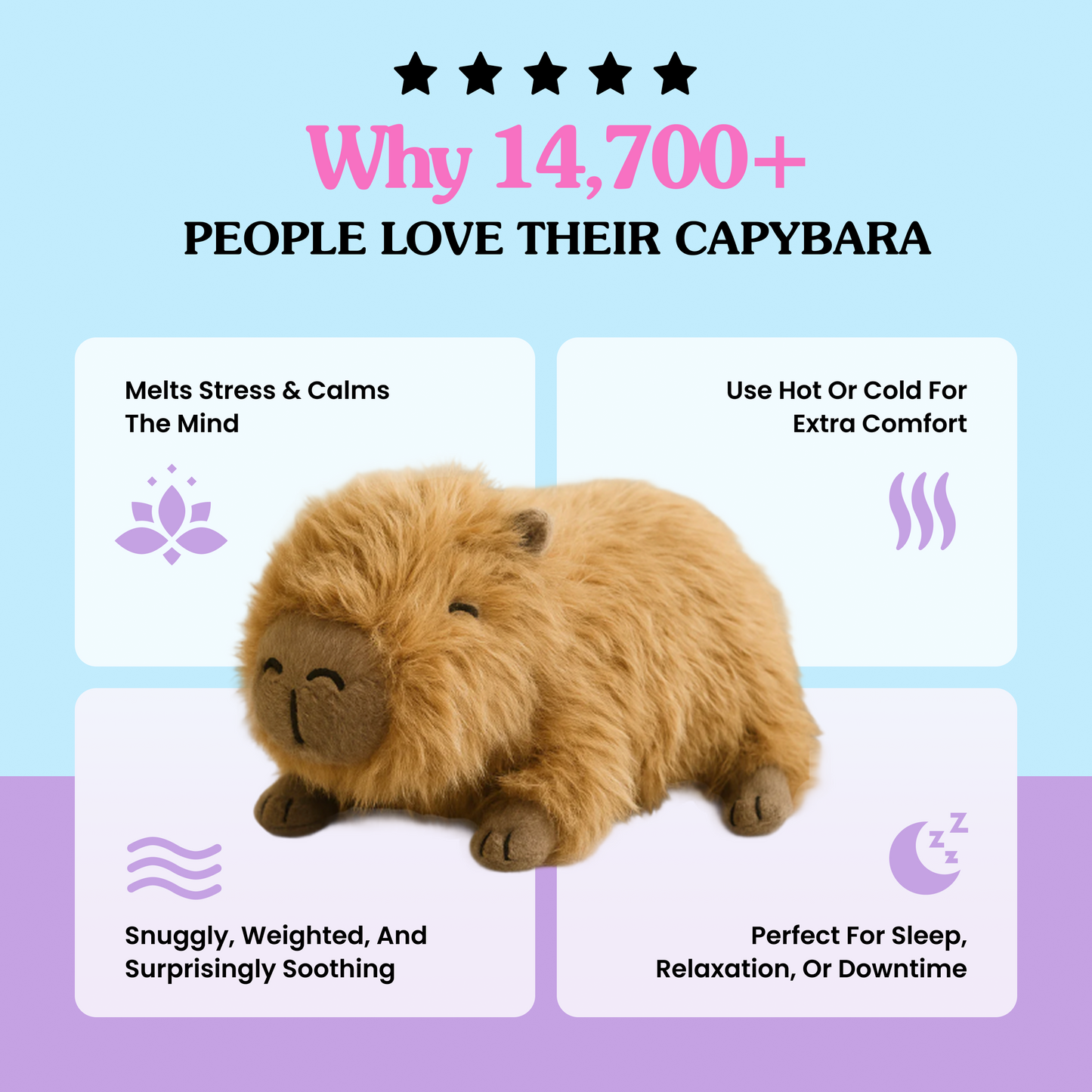 Cuddle Buddy Weighted Animal Plushy