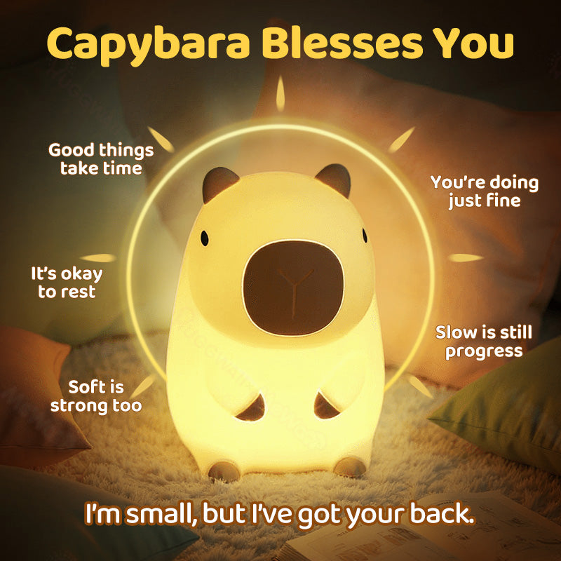 Capybara Squishy Night Light