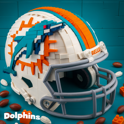 NFL Helmet Brick Set