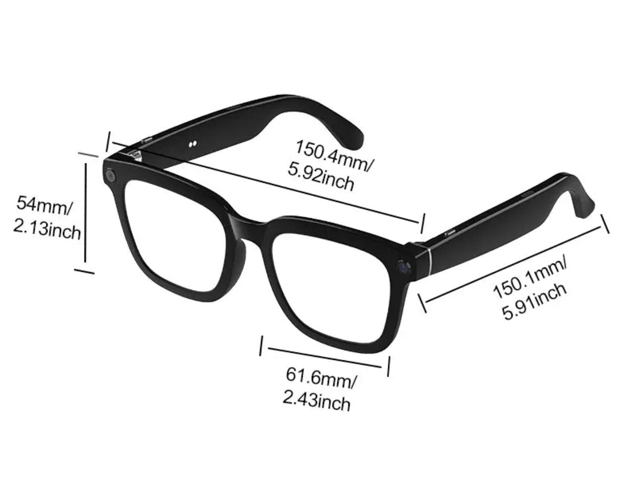 HALFTIME HD Camera AI Smart Glasses